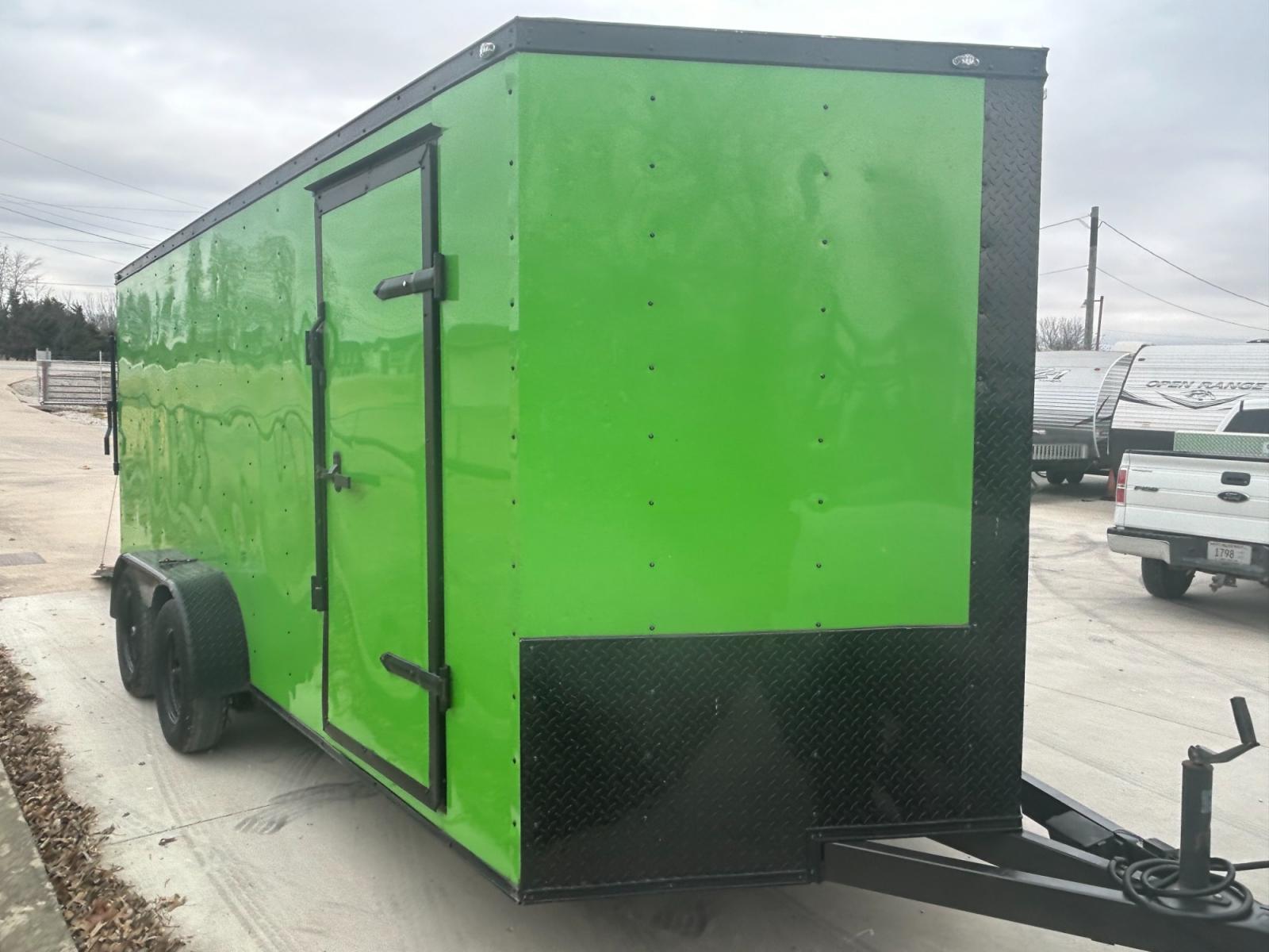 2020 GREEN /TAN DEEP SOUTH ENCLOSED TRAILER (7JKBE1624LH) , located at 17760 Hwy 62, Morris, OK, 74445, 35.609104, -95.877060 - 2020 DEEP SOUTH ENCLOSED TRAILER. THIS TRAILER IS 12 X 6.5 FT. ***MINOR DAMAGES AS SHOWN IN PICTURES*** ***WE RECOMMEND THAT THE TIRES TO BE REPLACED*** WE CAN REPLACE THE TIRES FOR AN ADDITIONAL $400 $5,500 - Photo #0